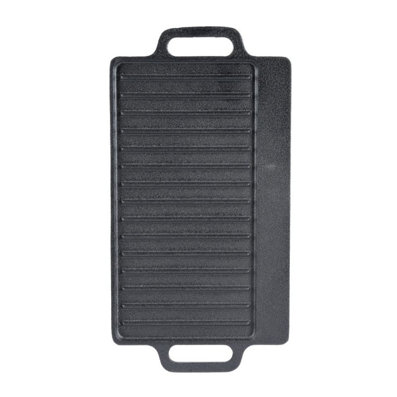 Kétoldalas öntöttvas grill lemez, 33x20 cm - Termék összehasonlítása