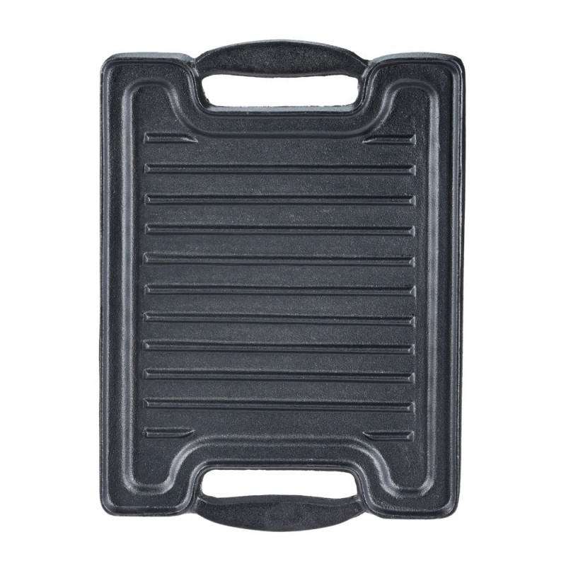Kétoldalas öntöttvas grill lemez, 36x25 cm - Termék összehasonlítása