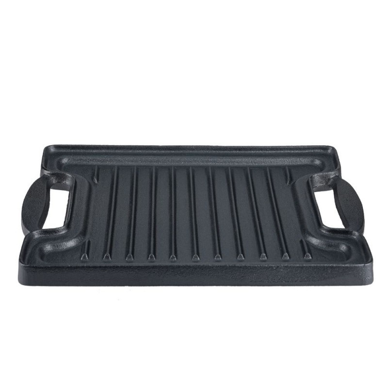 Kétoldalas öntöttvas grill lemez, 36x25 cm - Termék összehasonlítása