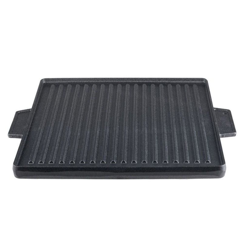 Kétoldalas öntöttvas grill lemez, 38x38 cm - Termék összehasonlítása