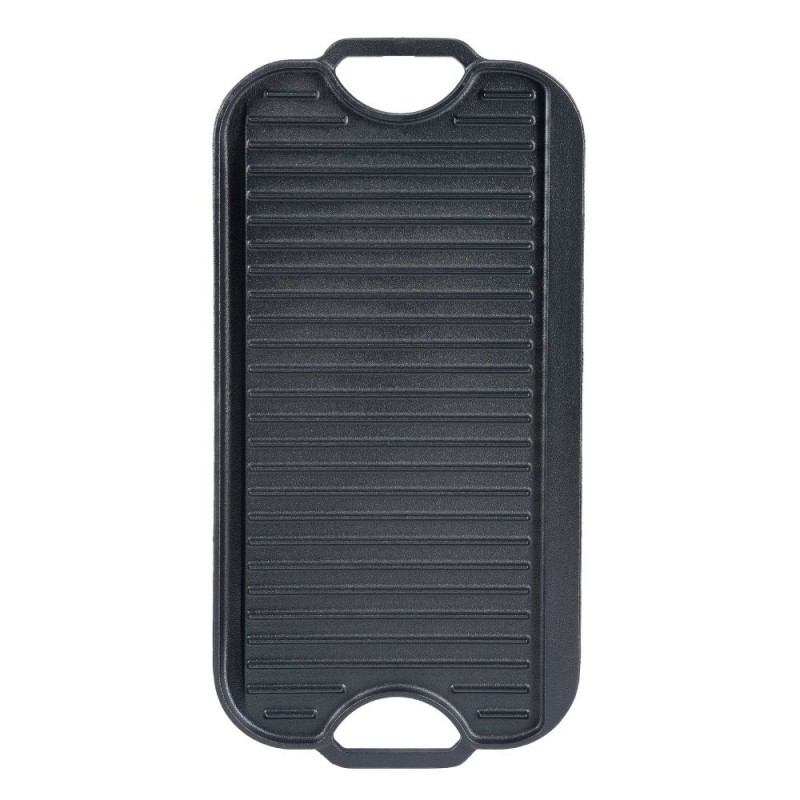 Kétoldalas öntöttvas grill lemez, 51x26 cm - Termék összehasonlítása