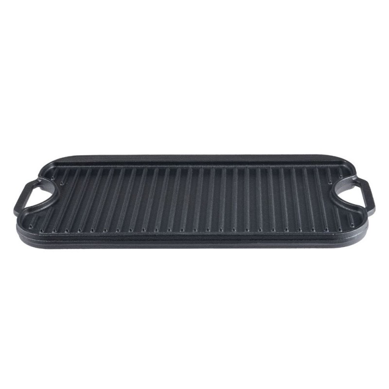 Kétoldalas öntöttvas grill lemez, 51x26 cm - Termék összehasonlítása